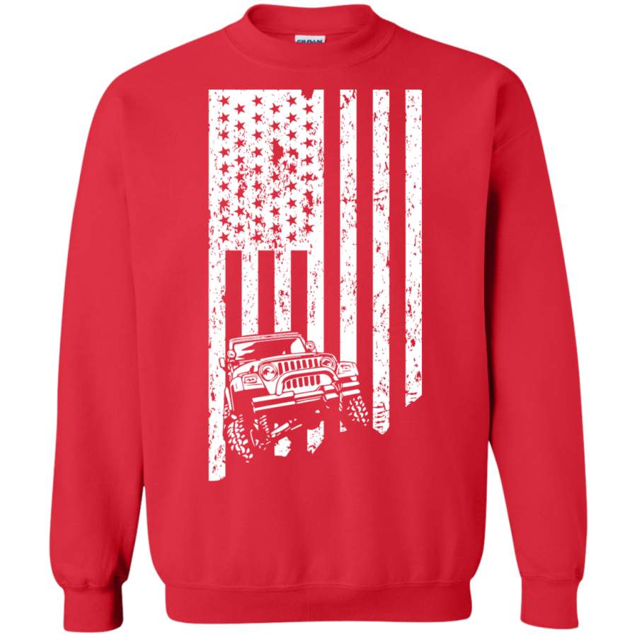 agr-jeep-american-flag-t-shirt-thrill-their-jeeps-crewneck-pullover-sweatshirt