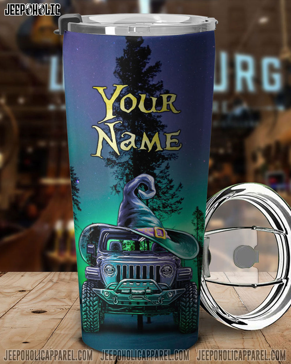 Personalized Jeep Witch Tumbler