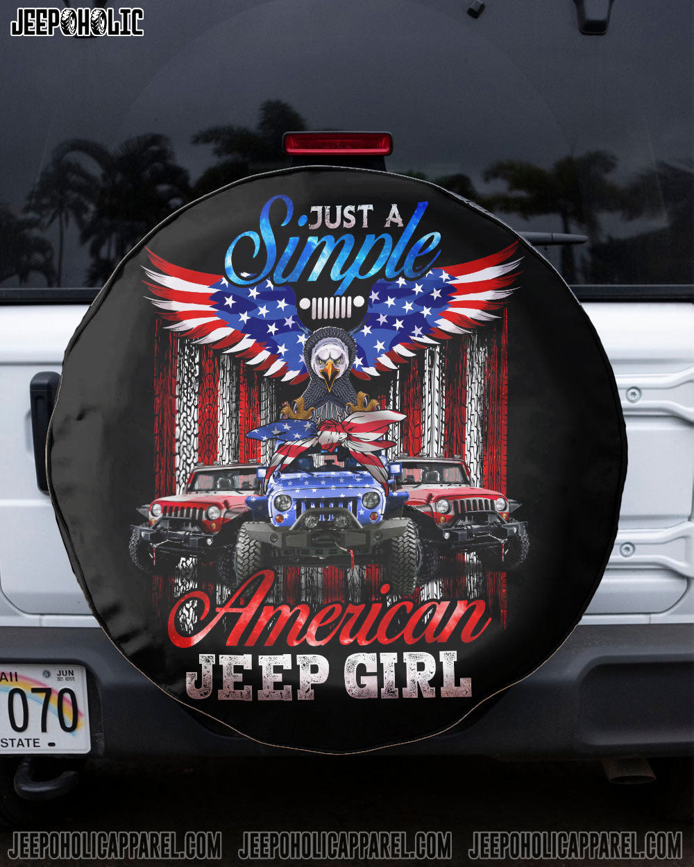 Simple American Jeep Girl Eagle Automotive