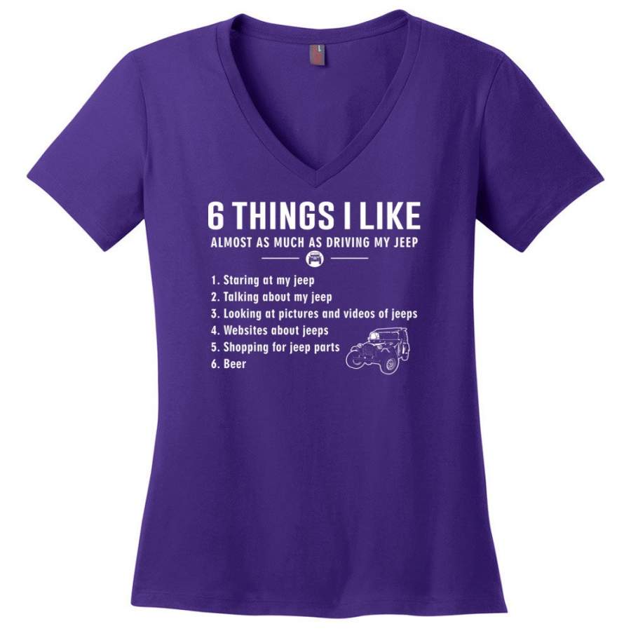 6-things-i-like-jeep-funny-jeep-ladies-v-neck