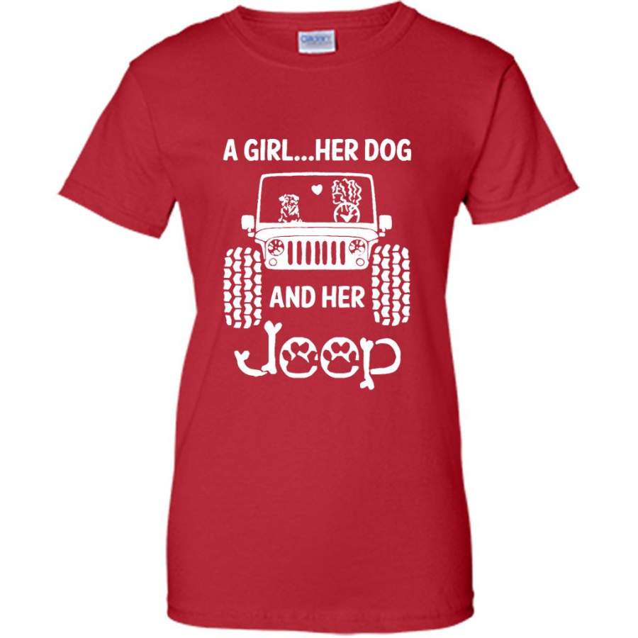 a-girl-her-dog-and-her-jeep-b-gildan-women-shirt