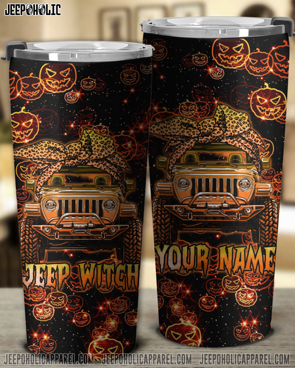 Personalized Jeep Witch Tumbler