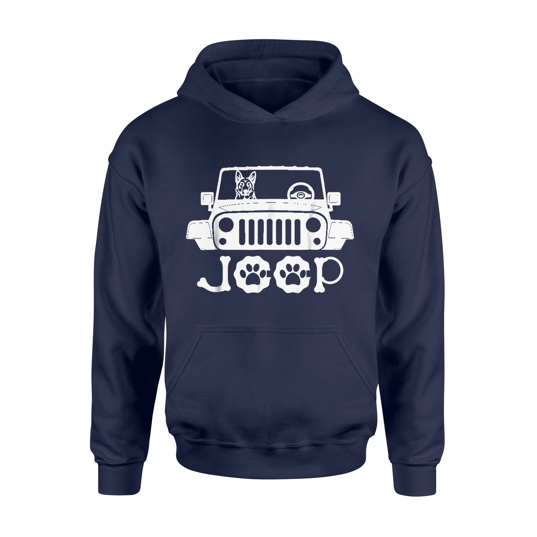 animals-gift-idea-german-sheperd-ridding-on-jeep-gift-for-guy-t-shirt-standard-hoodie