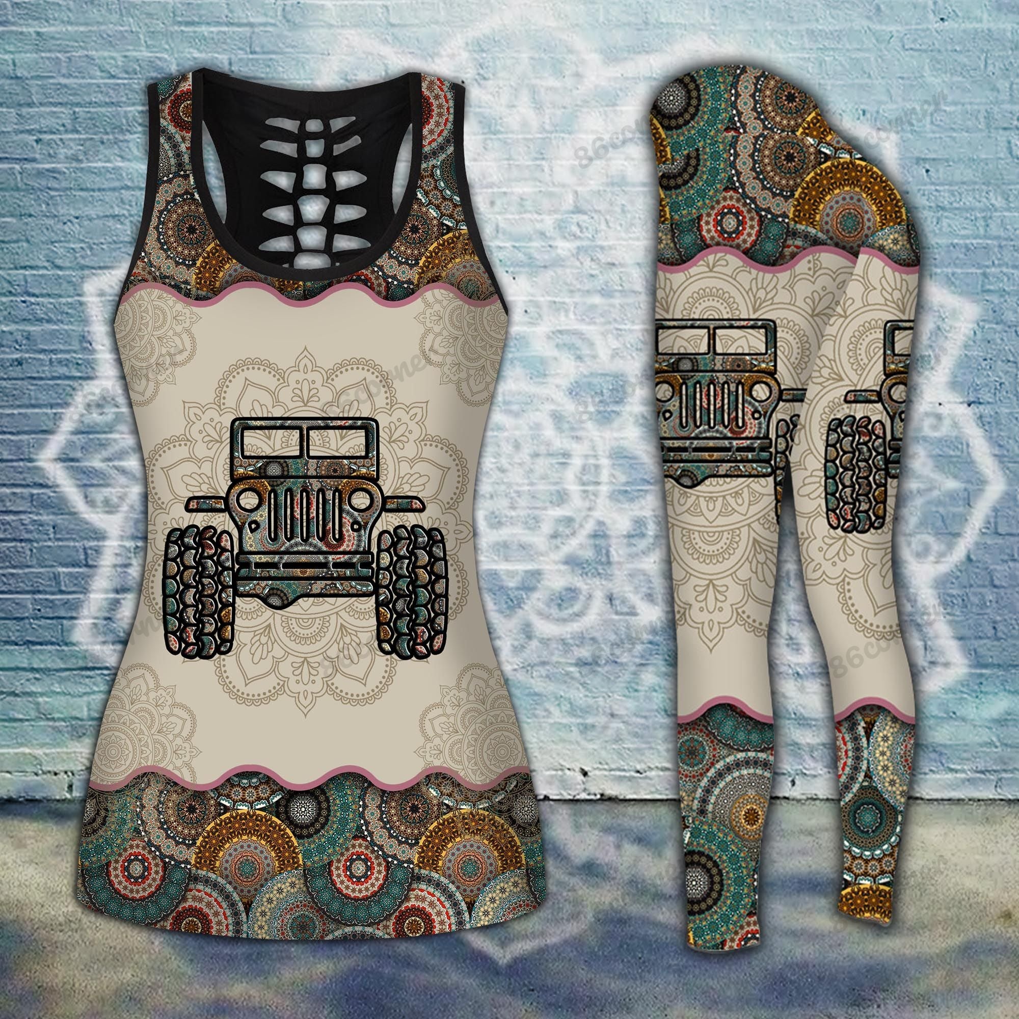 jeep-mandala-legging-and-hoodie-set