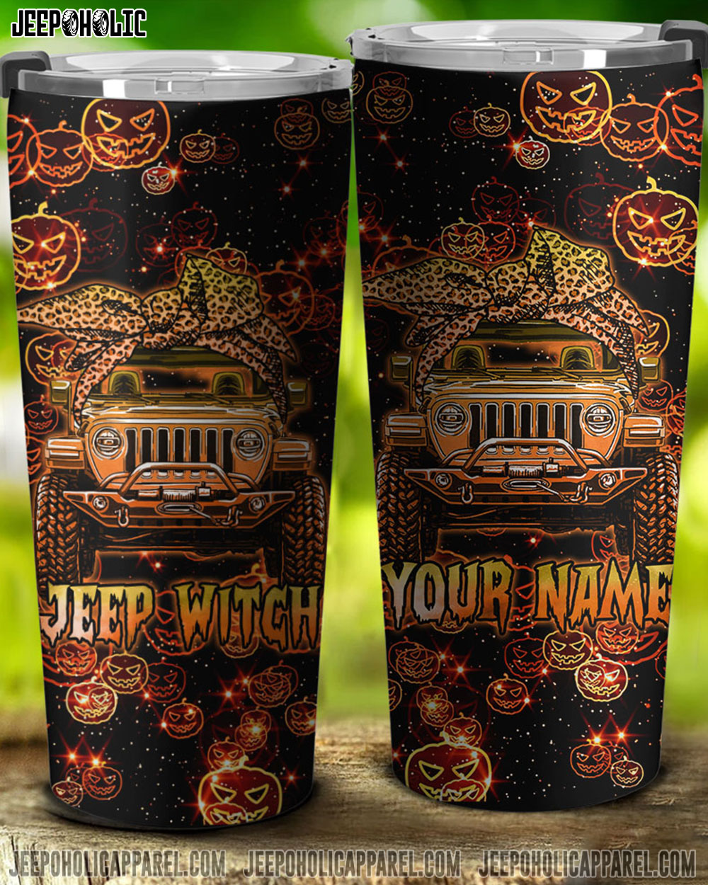 Personalized Jeep Witch Tumbler