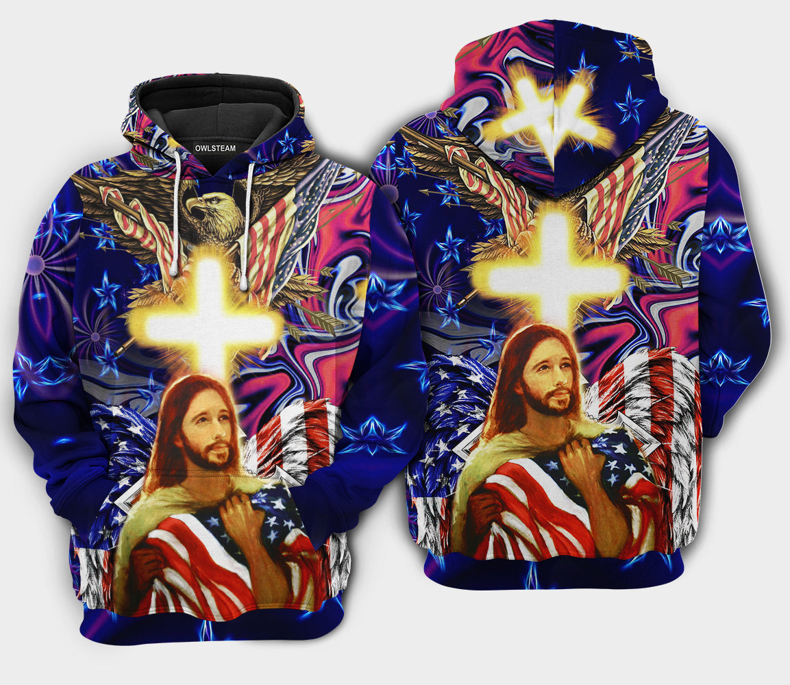 america-and-jesus-bless-hoodie