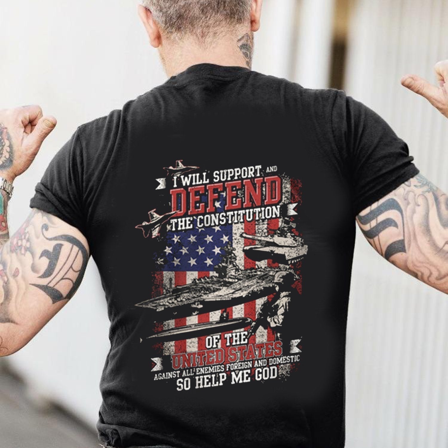 American Patriotic Unisex T Shirt LT11