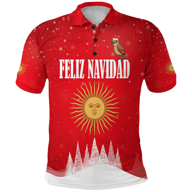 custom-personalised-argentina-polo-shirt-sol-de-mayo-xmas-tree-snow