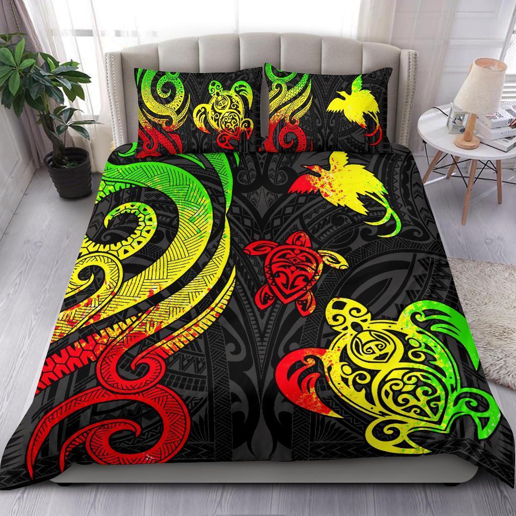 Papua New Guinea Bedding Set - Reggae Tentacle Turtle – Aljaira