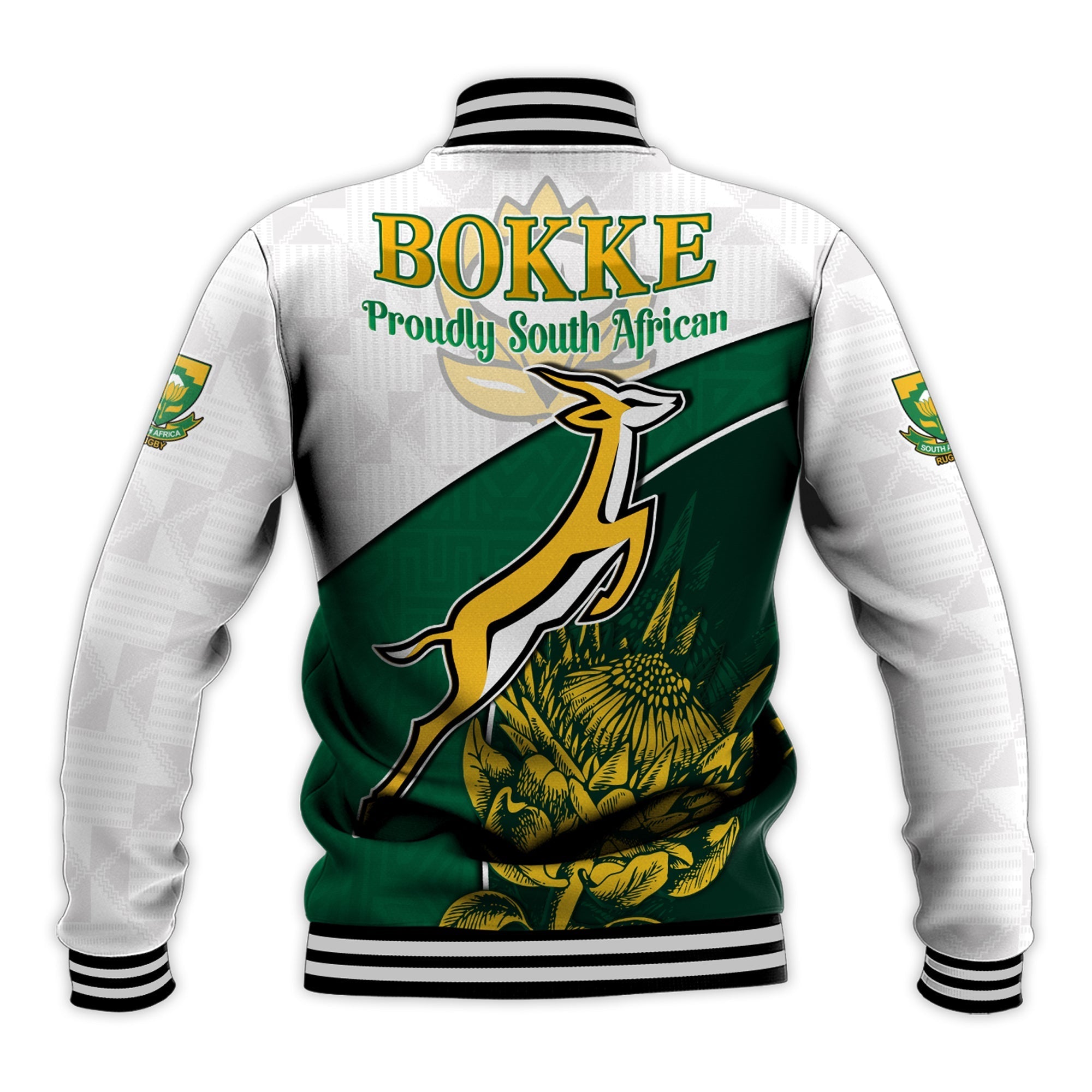 custom-personalised-south-africa-rugby-baseball-jacket-king-protea-proudly-springboks