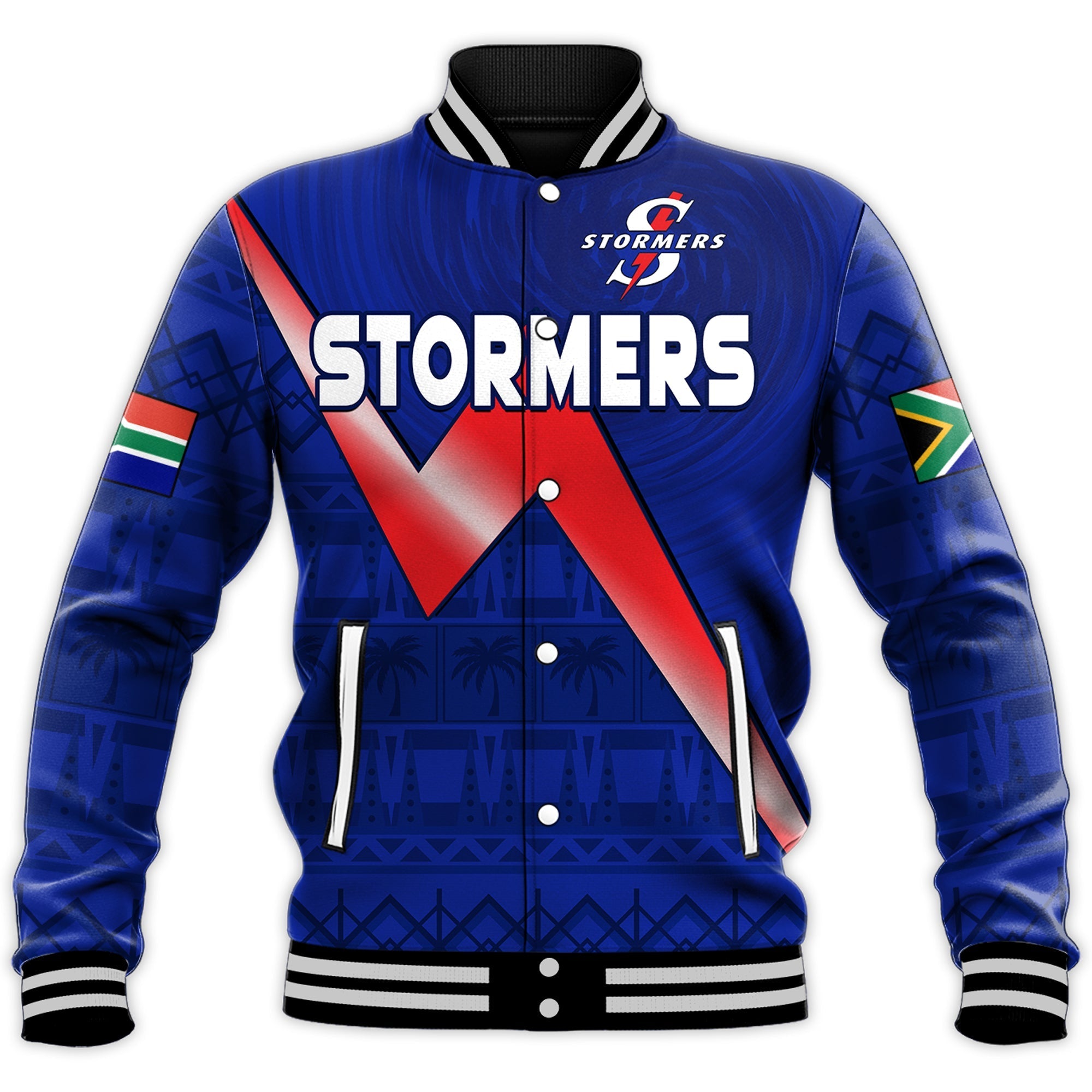 custom-text-and-number-stormers-south-africa-rugby-baseball-jacket-we-are-the-champions-urc-african-pattern