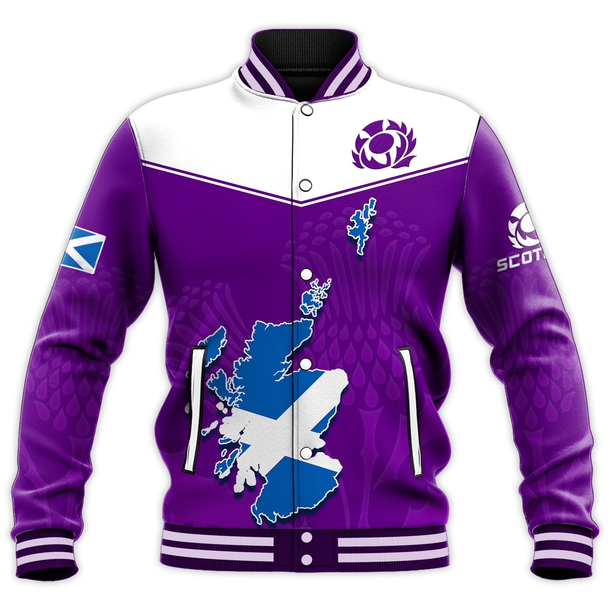 custom-personalised-scottish-rugby-baseball-jacket-map-of-scotland-thistle-purple-version