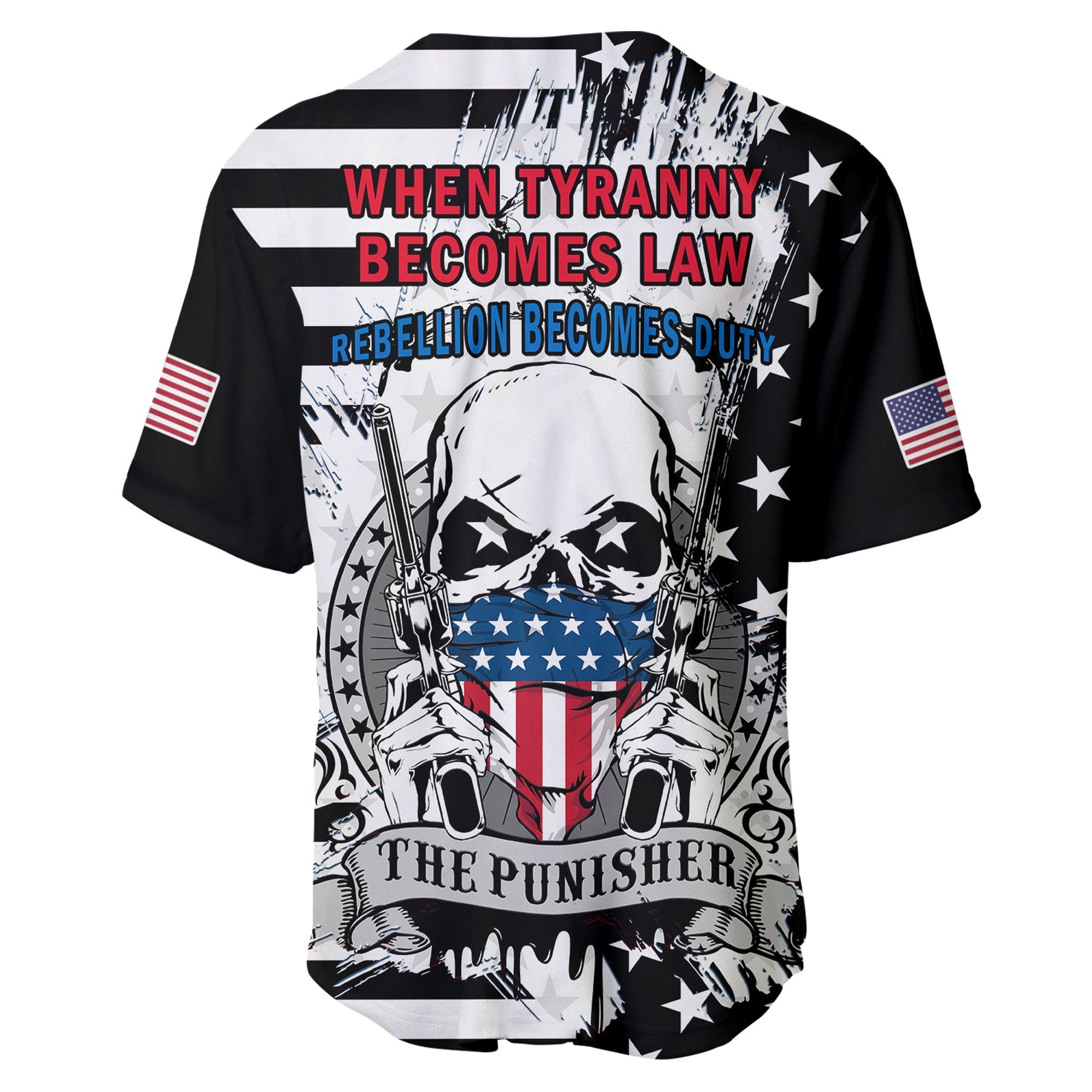 america-baseball-jersey-american-flag-punisher-skull-grunge-style