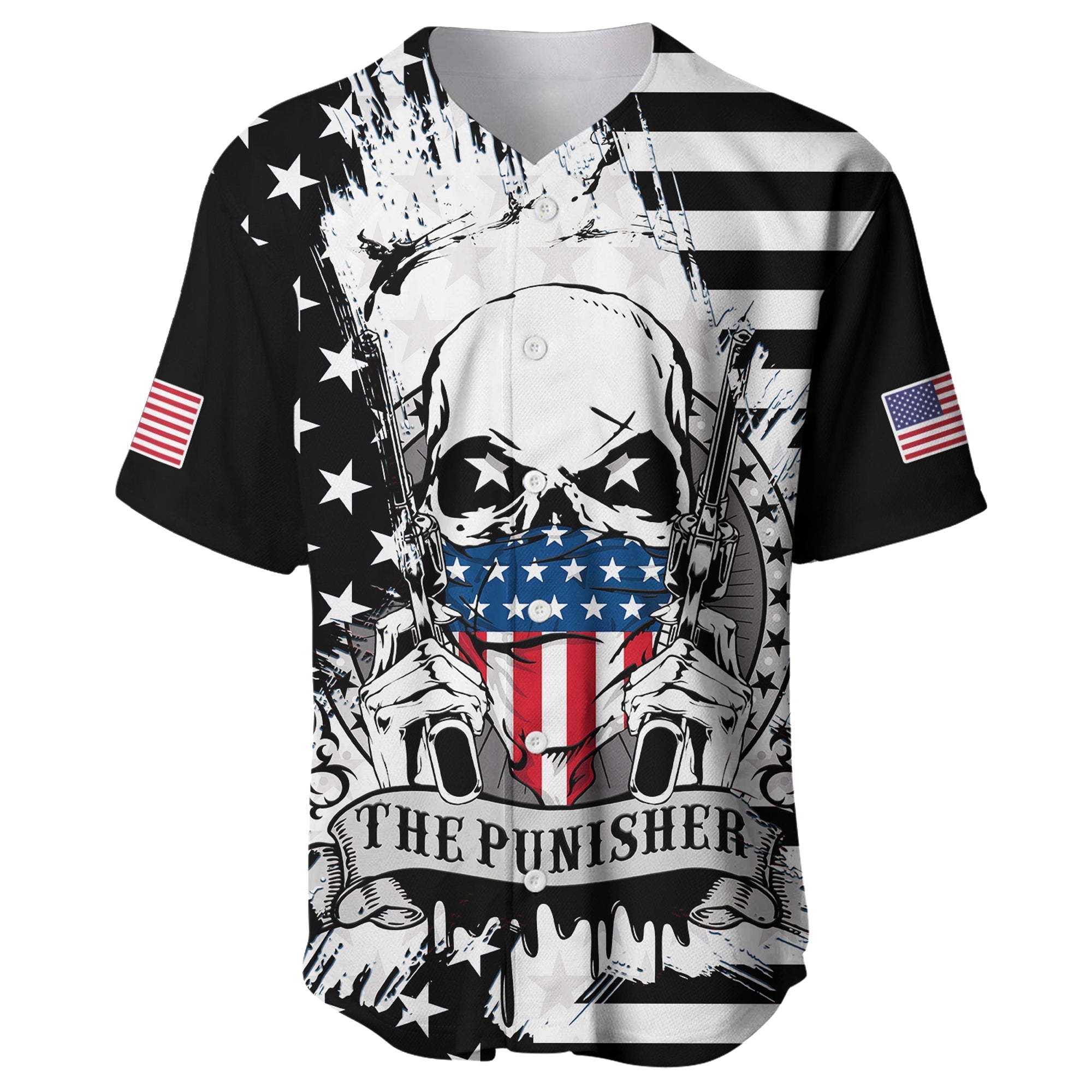 america-baseball-jersey-american-flag-punisher-skull-grunge-style