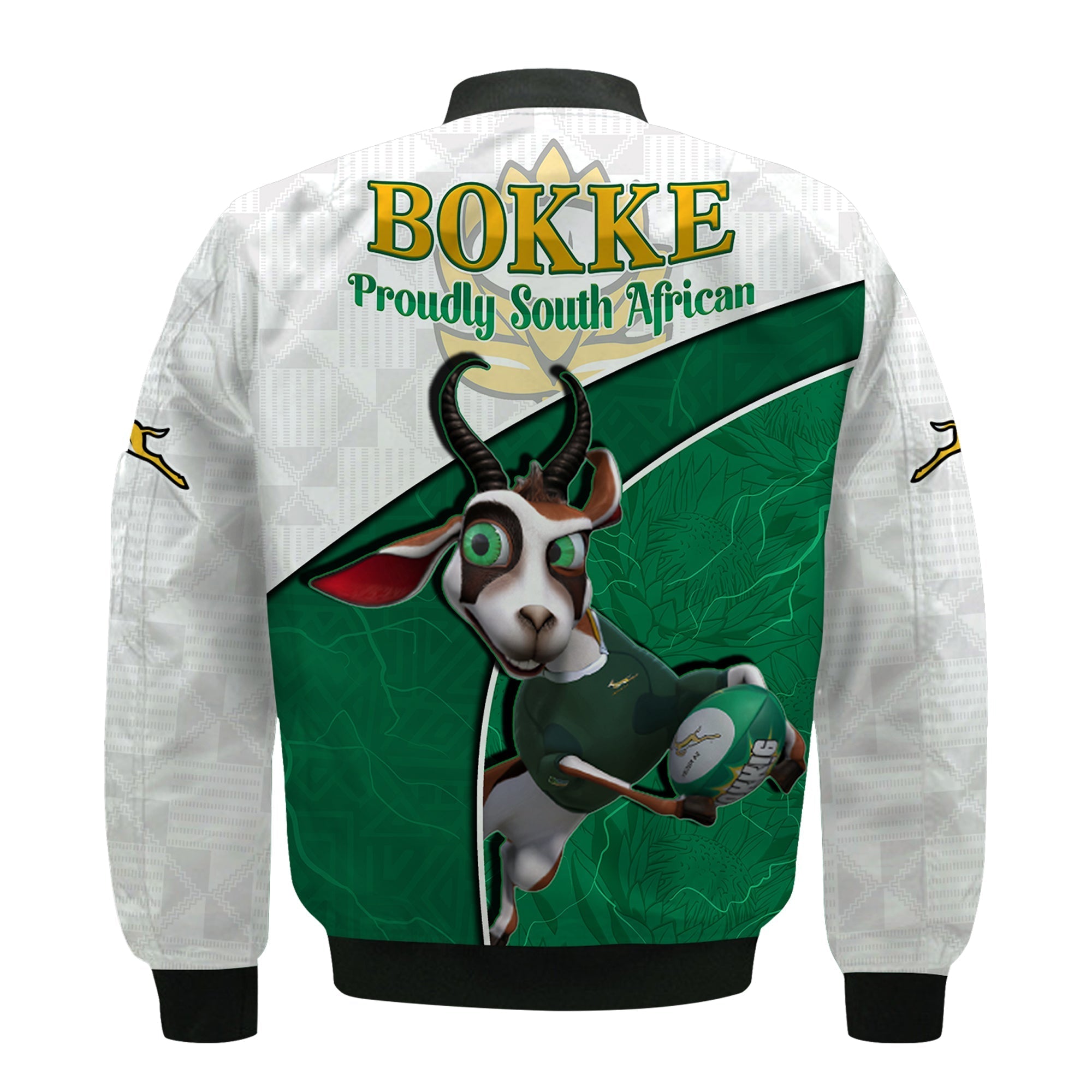 custom-personalised-south-africa-rugby-bomber-jacket-proudly-springboks-cartoon-bokke-african-pattern