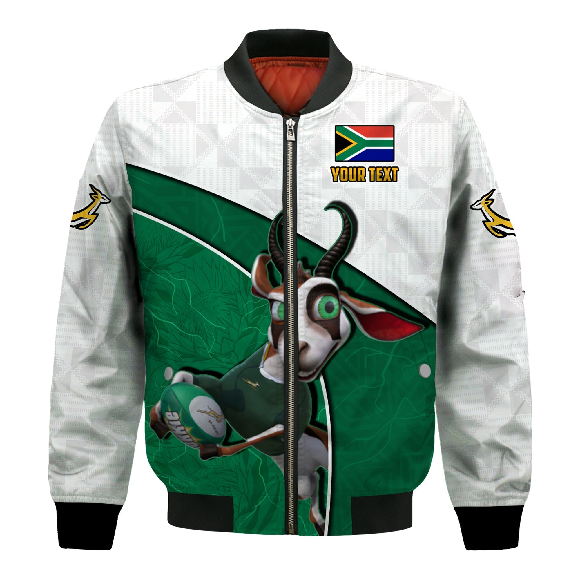 custom-personalised-south-africa-rugby-bomber-jacket-proudly-springboks-cartoon-bokke-african-pattern