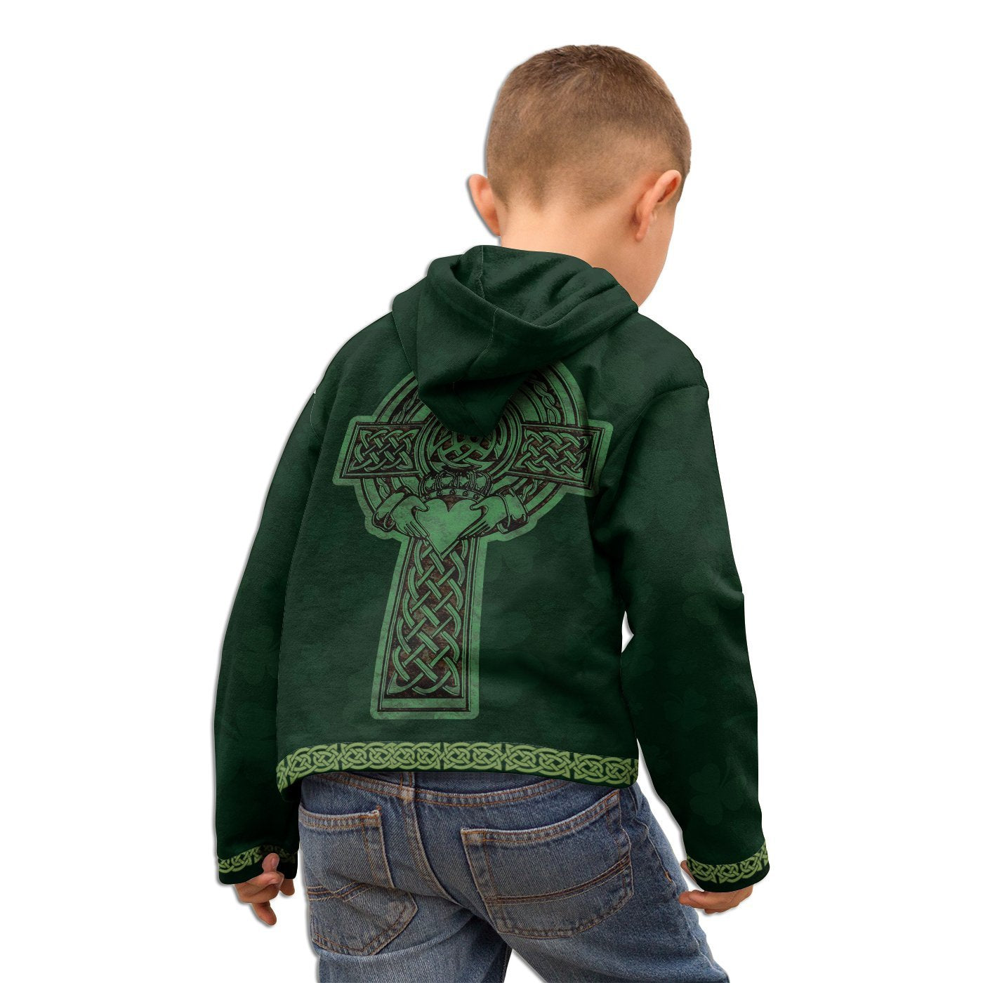 kid-celtic-ireland-hoodie-irish-cross-with-celtic-knot-and-claddagh-ring