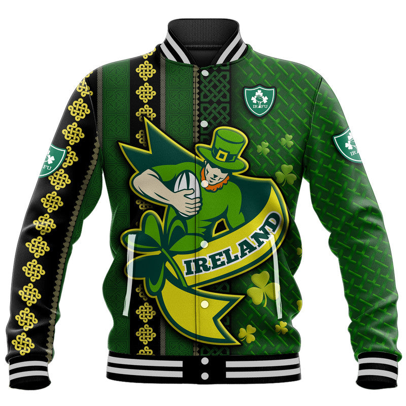 custom-personalised-ireland-celtic-knot-rugby-baseball-jacket-irish-gold-and-green-pattern