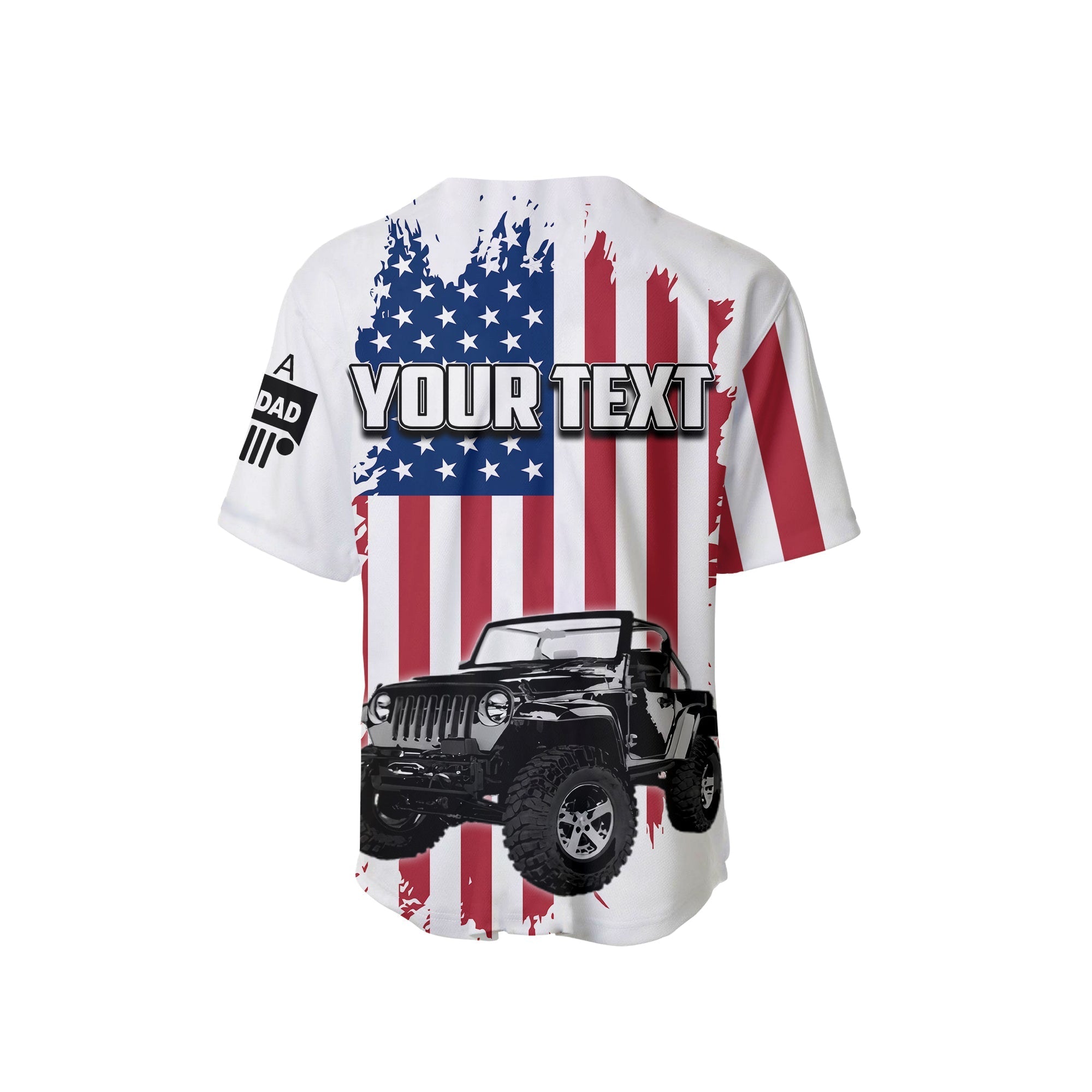 custom-personalised-father-day-baseball-jersey-jeep-dad-no1-white-style