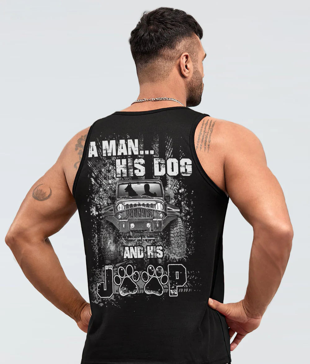 a-man-his-dog-and-his-jeep-men-tank-top