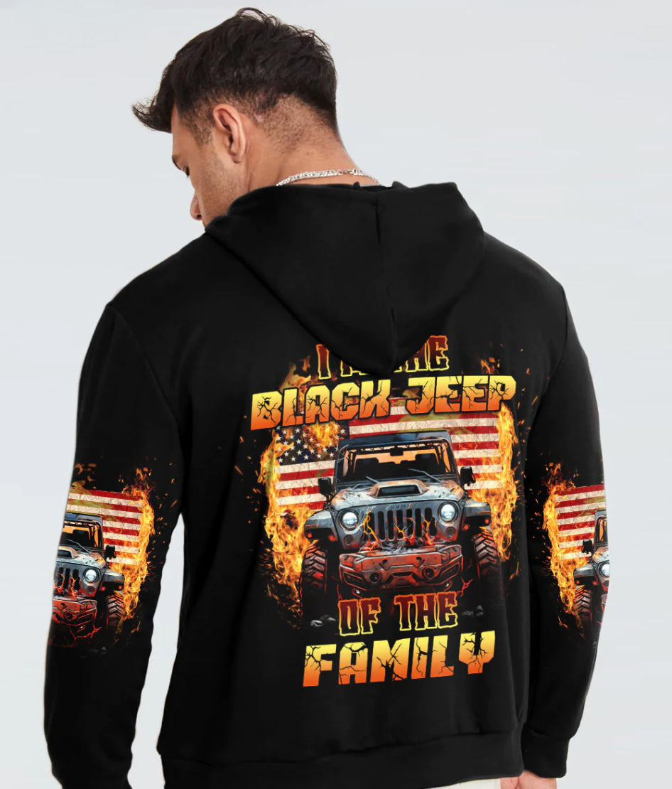 im-the-black-jeep-of-the-family-fire-american-flag-hoodie