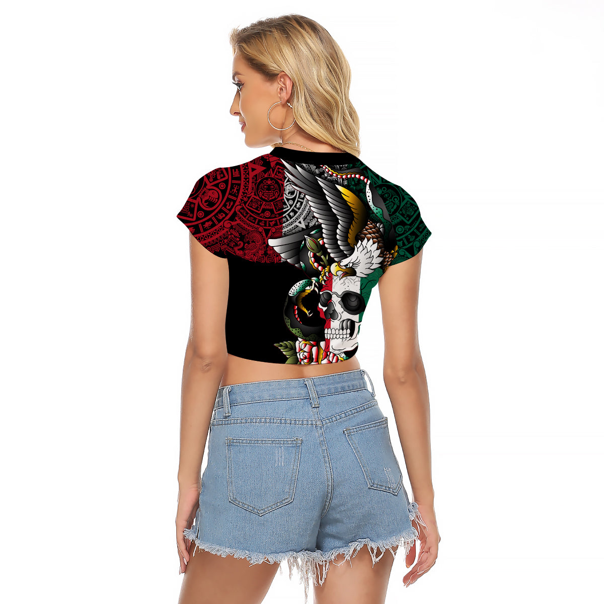 mexico-raglan-cropped-t-shirt-mexican-skull-eagle-with-angry-snake