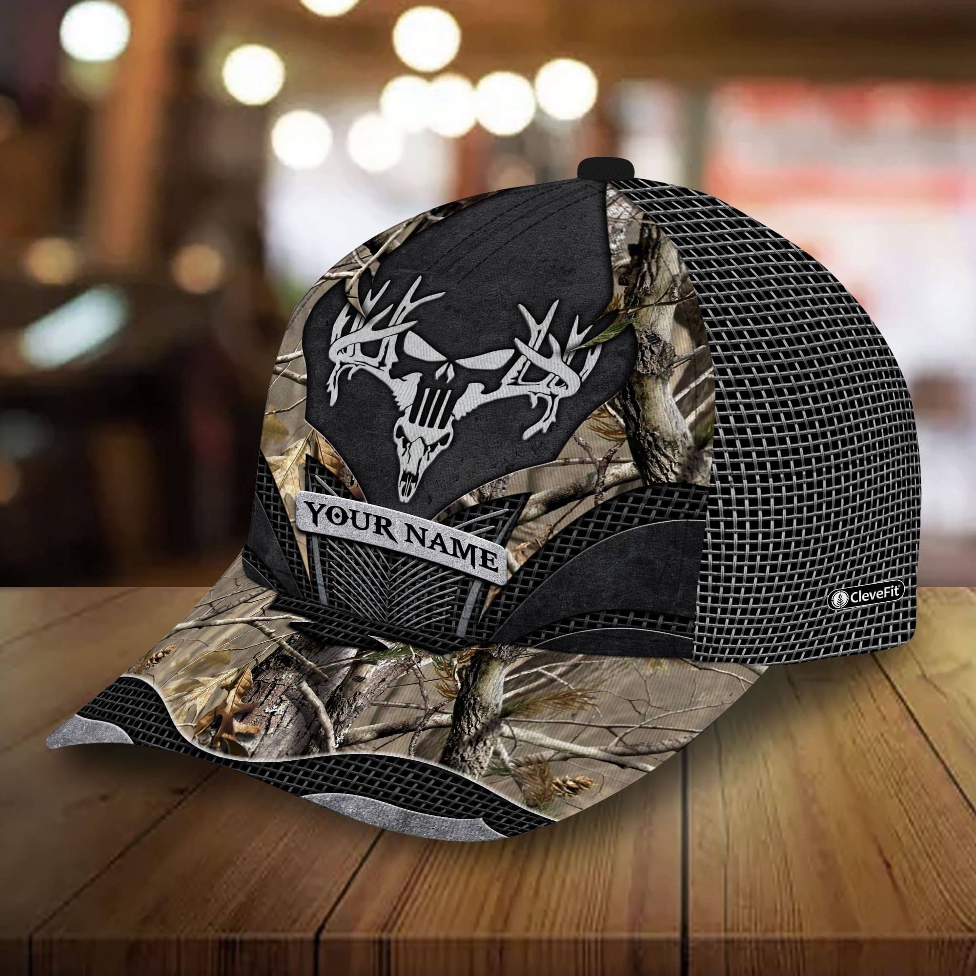 Premium Unique Bow Skull Horn 3D Multicolor Hats Personalized