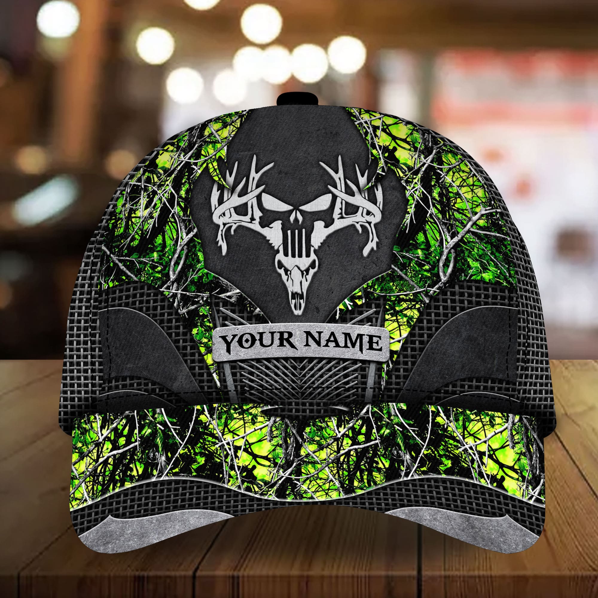 Premium Unique Bow Skull Horn 3D Multicolor Hats Personalized