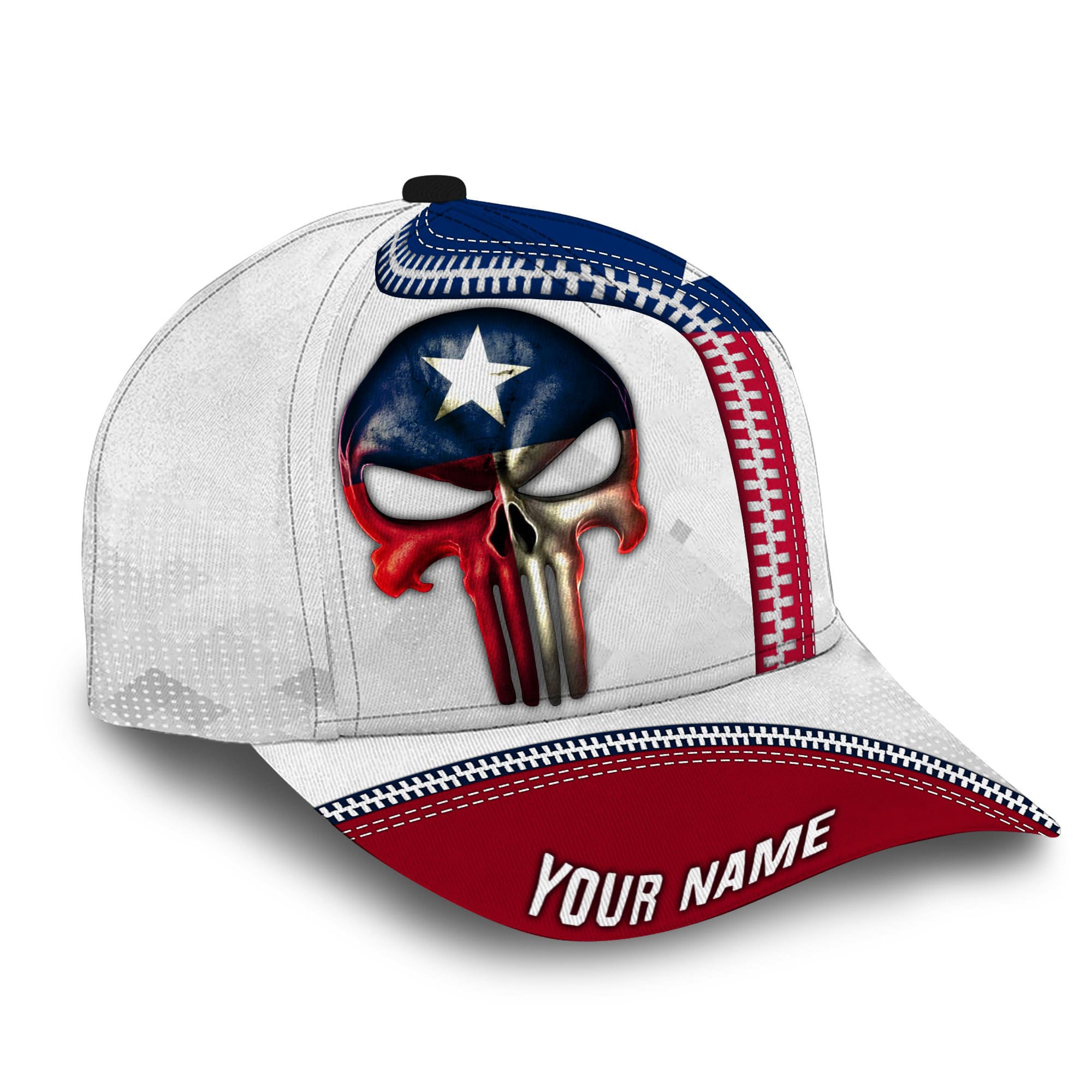 Premium Unique Texas Skull 3D Hats For Skull Lovers Personalized