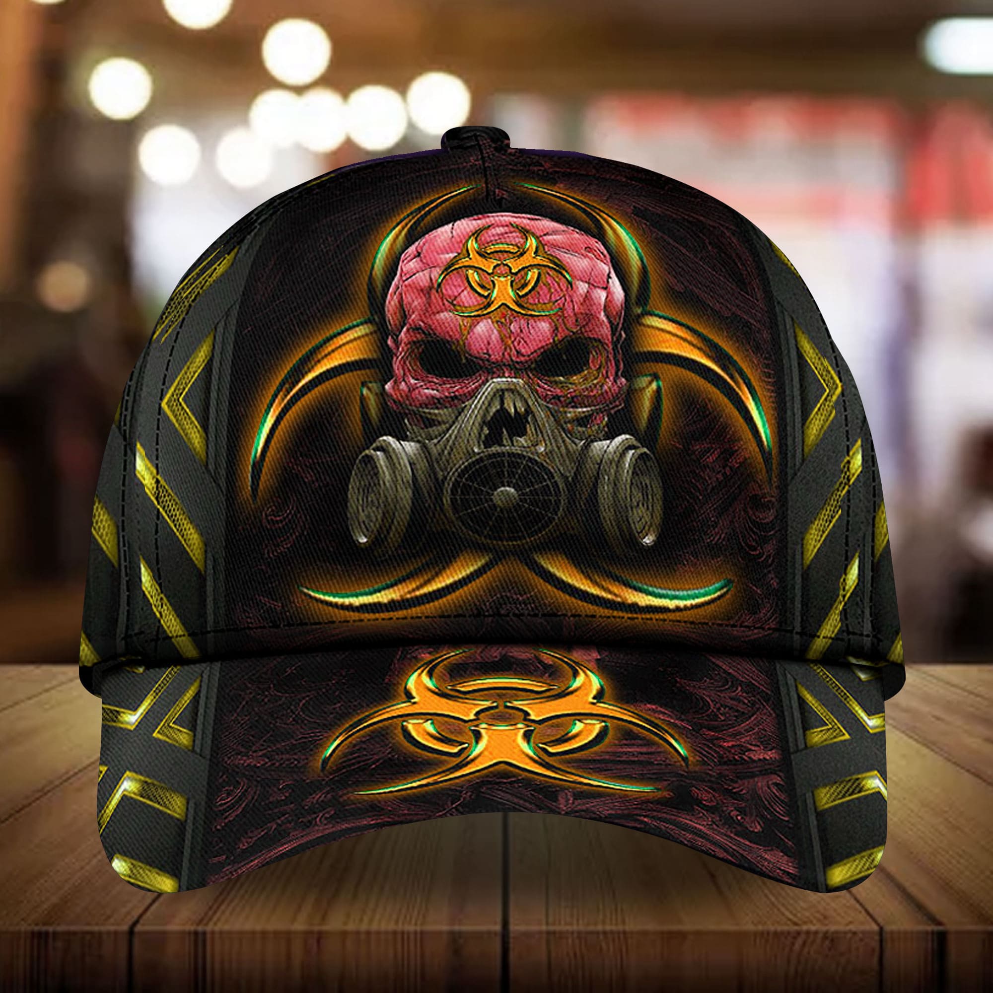 Premium Biological Skull Cap 3D Multicolor