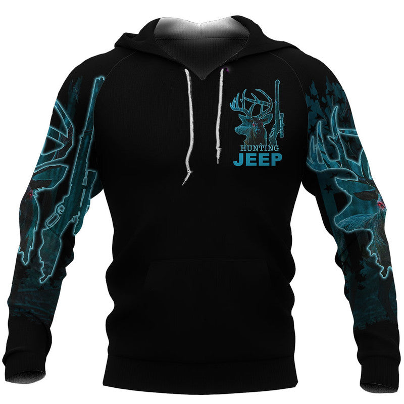 hunting-jeep-wrangler-hoodie-deer-hunter-no2