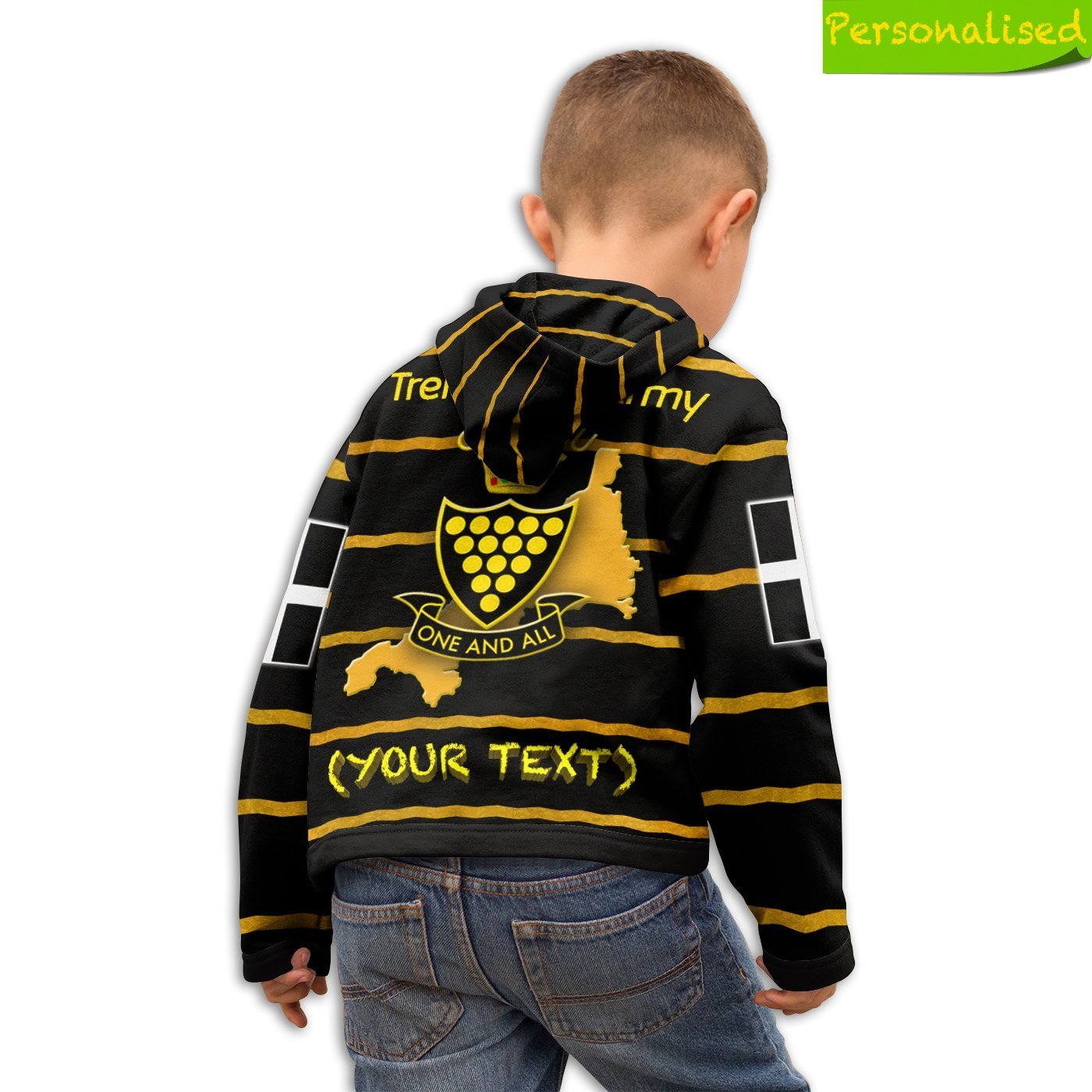 kid-custom-text-cornwall-rugby-personalised-hoodie-with-saint-pirans-flag