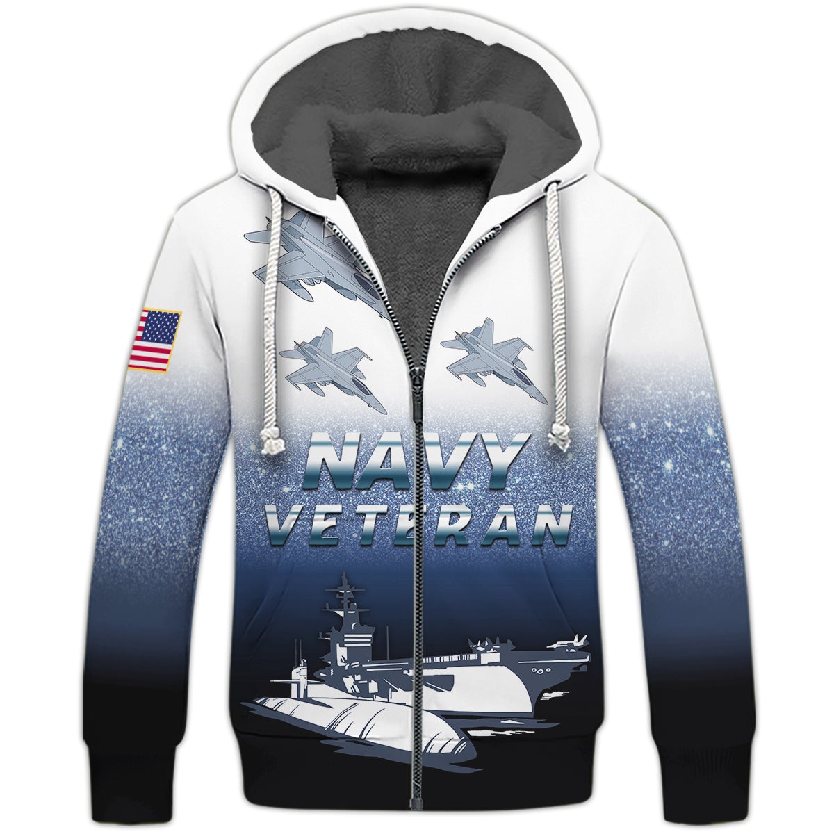 all-gave-some-some-gave-all-3d-fleece-zipper-navy-veteran-gift