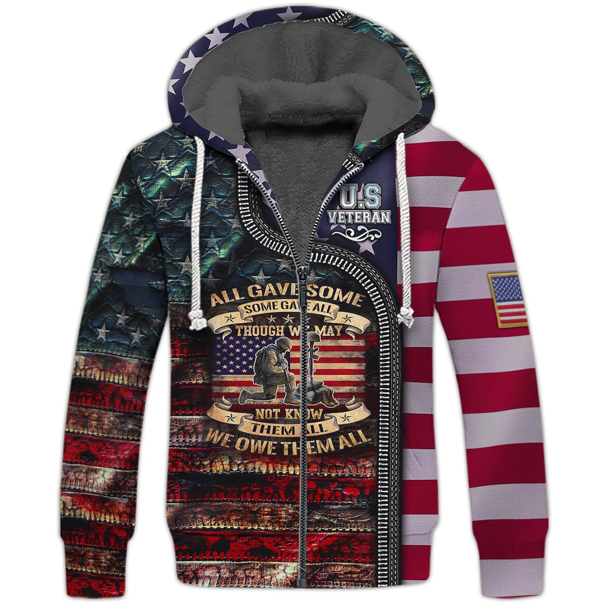 all-gave-some-some-gave-all-3d-fleece-zipper-3d-shirt-for-veteran