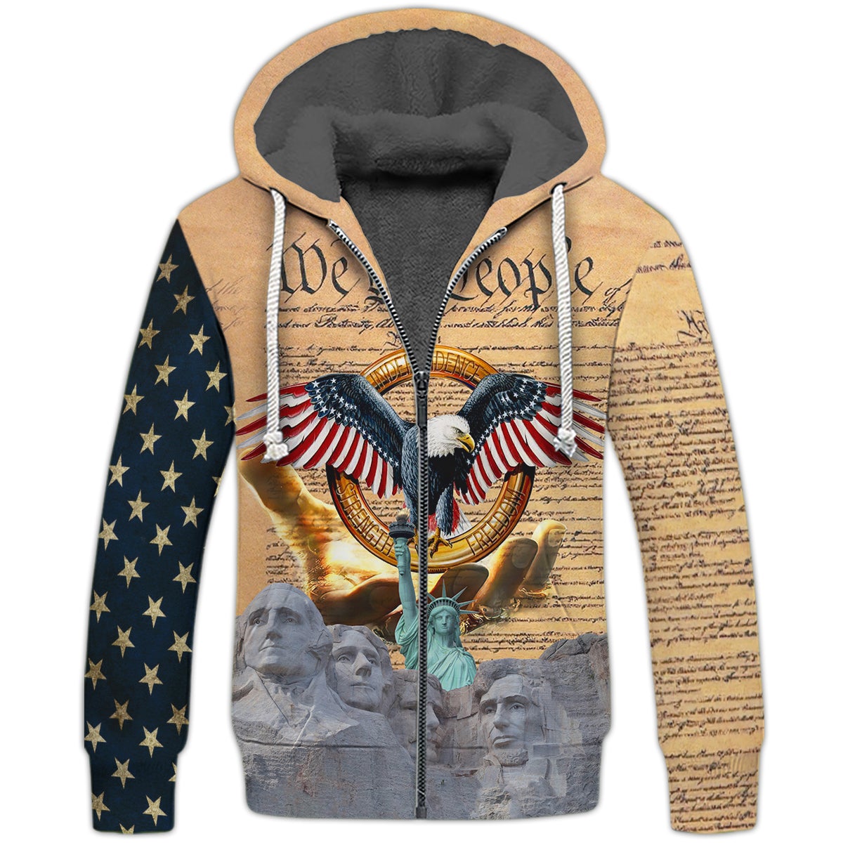 american-pride-3d-shirt-eagle-lover-3d-fleece-zipper