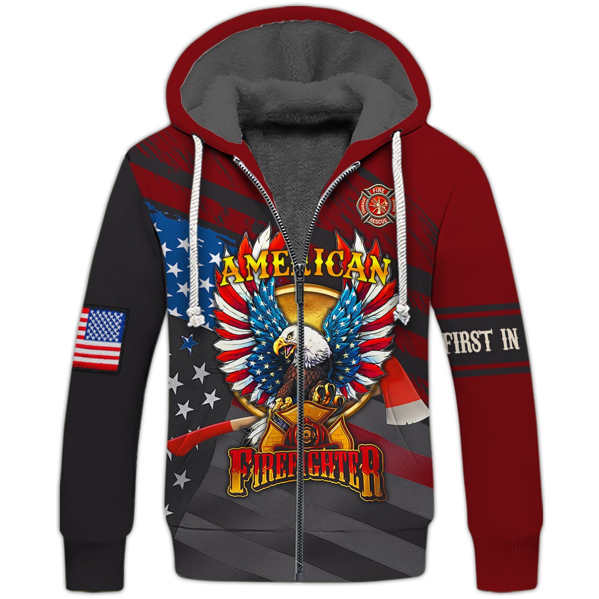 america-firefighter-3d-fleece-zipper-gift-for-firefighter