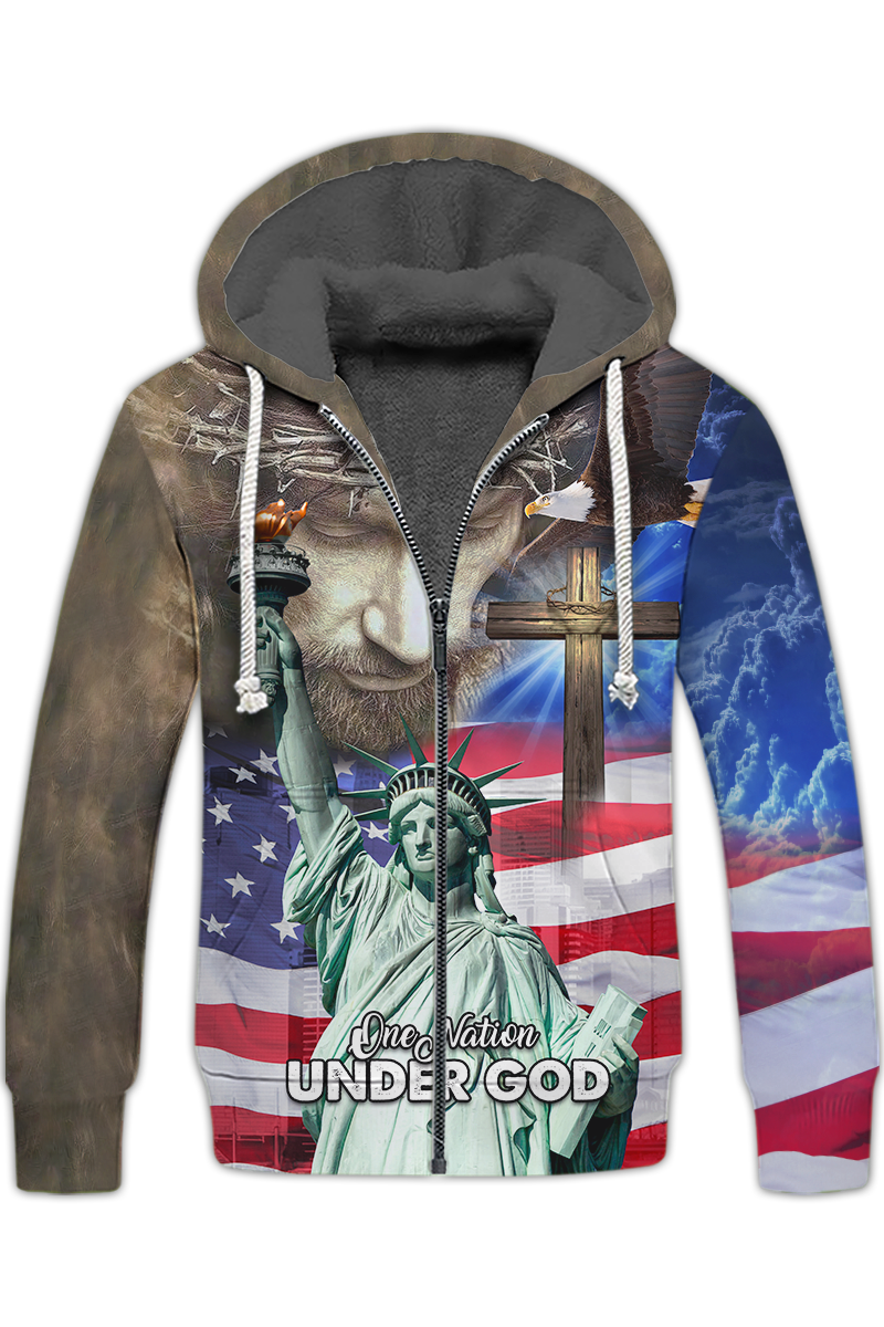 america-under-god-statue-of-liberty-fleece-zipper