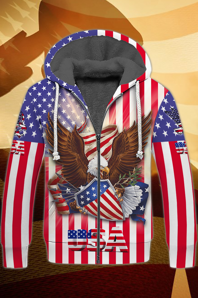 america-eagle-3d-fleece-zipper-gift-for-eagle-lover