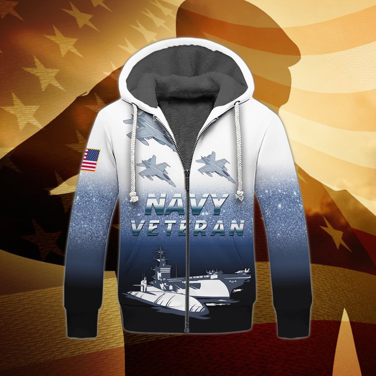 all-gave-some-some-gave-all-3d-fleece-zipper-navy-veteran-gift