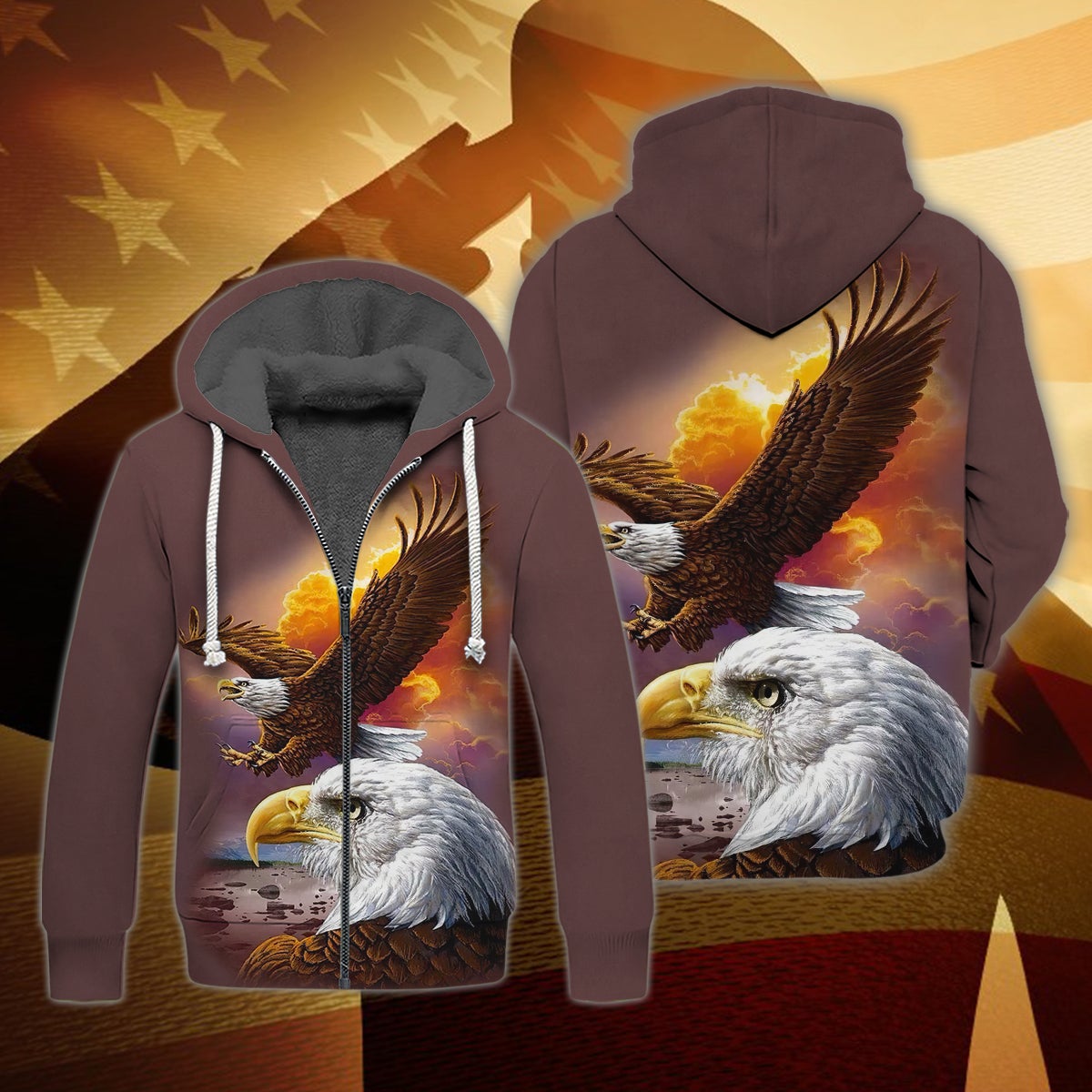 america-and-eagle-3d-fleece-zipper