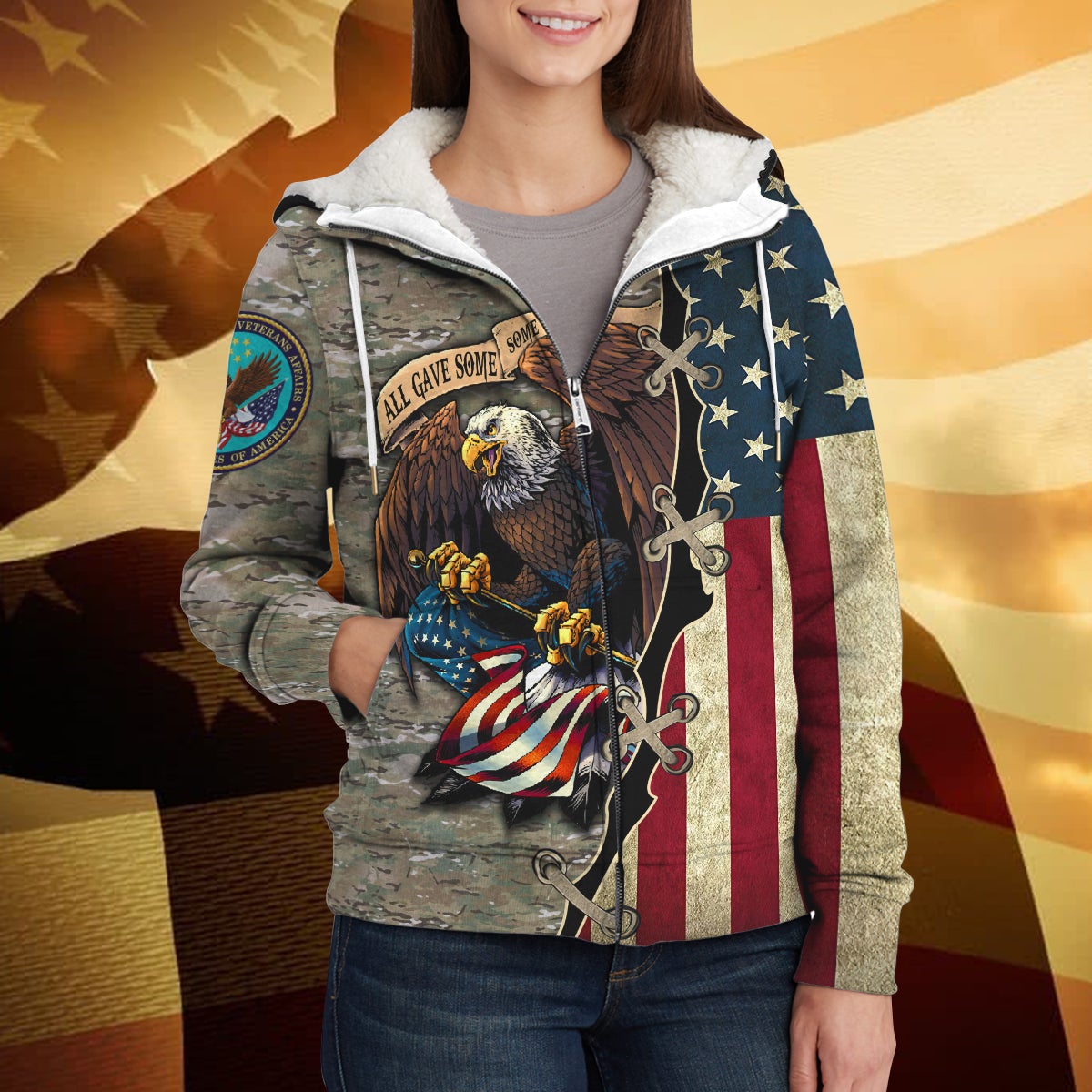 all-gave-some-some-gave-all-3d-fleece-zipper-3d-shirt-for-veteran