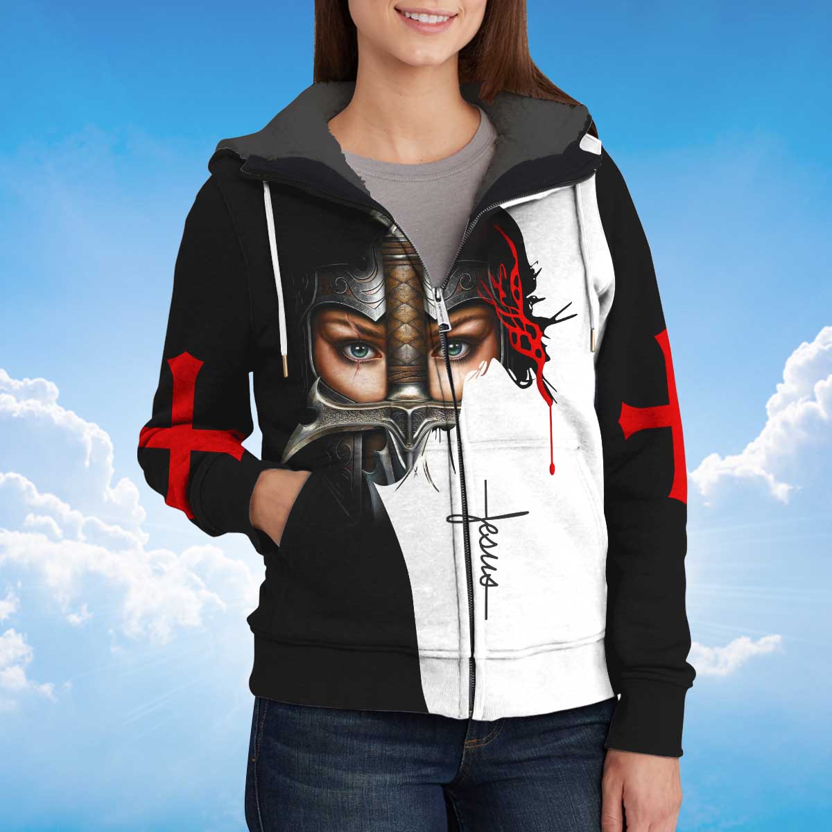 a-woman-of-faith-warrior-of-christ-fleece-zipper