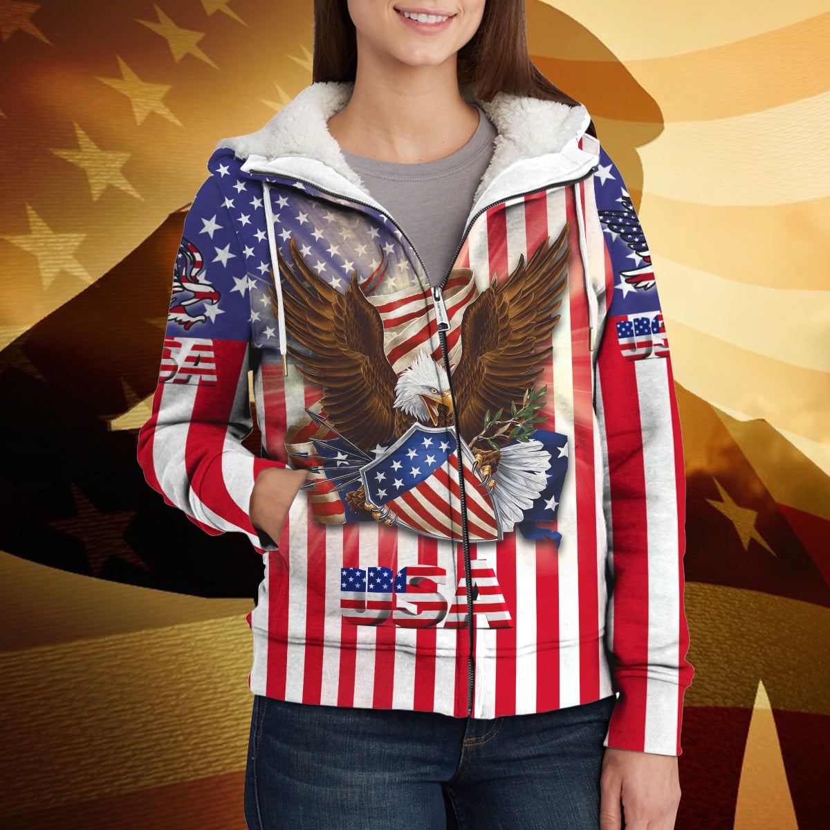 america-eagle-3d-fleece-zipper-gift-for-eagle-lover