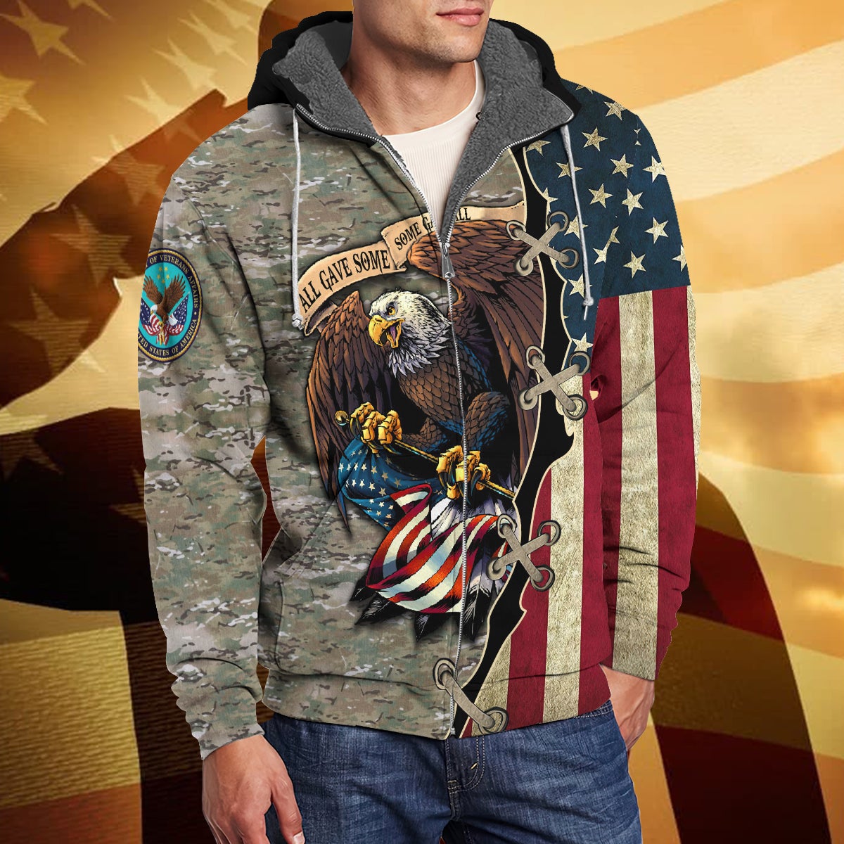 all-gave-some-some-gave-all-3d-fleece-zipper-3d-shirt-for-veteran