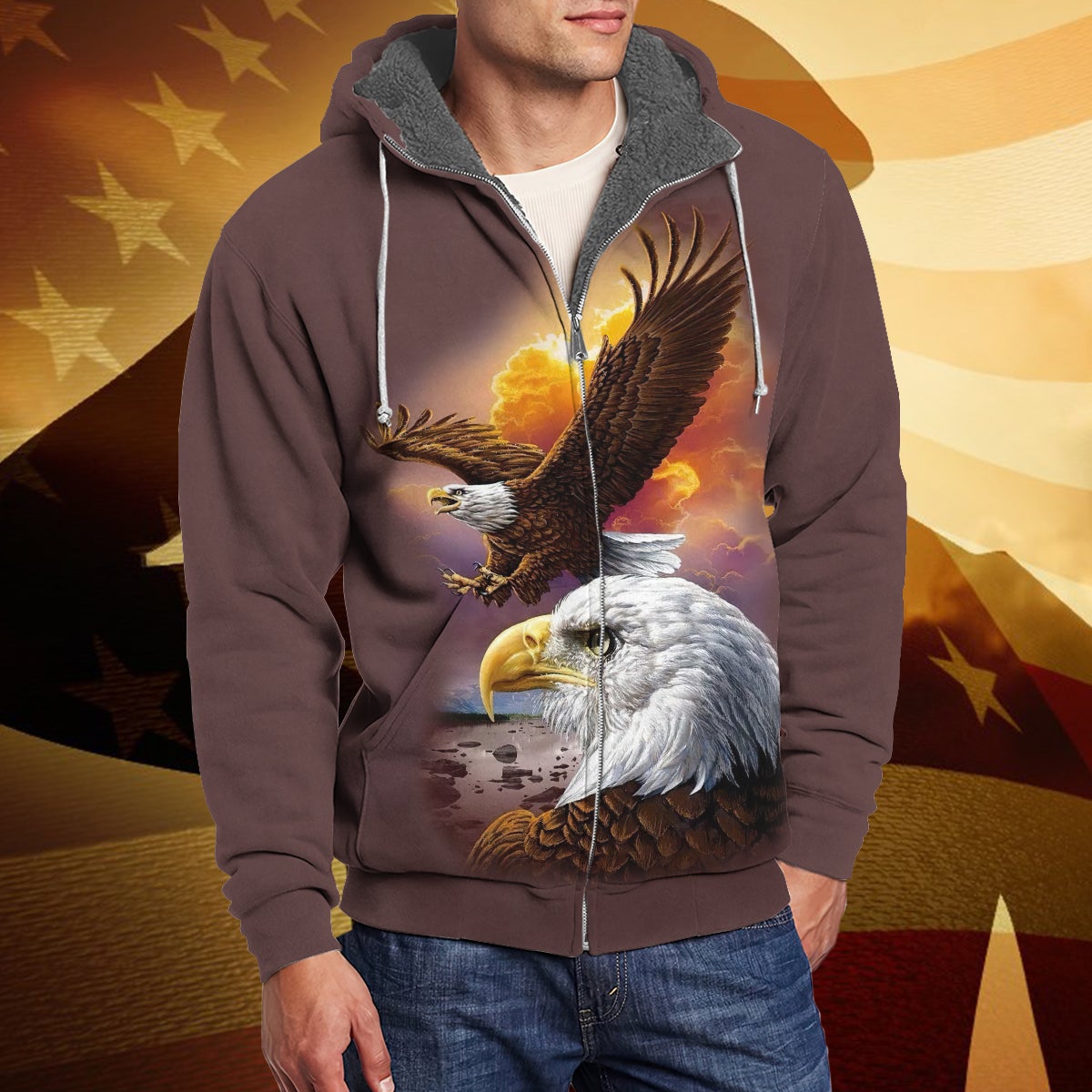 america-and-eagle-3d-fleece-zipper