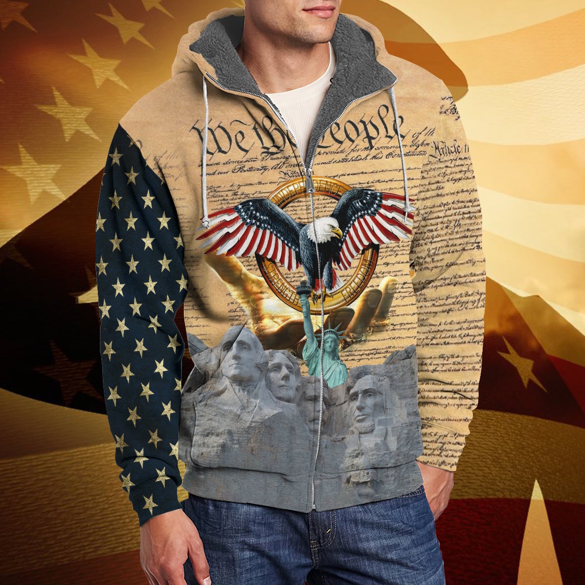 american-pride-3d-shirt-eagle-lover-3d-fleece-zipper