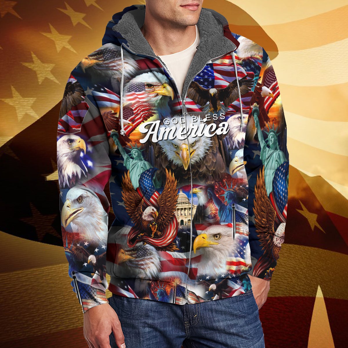 america-3d-fleece-zipper-eagle-lover-3d-fleece-zipper