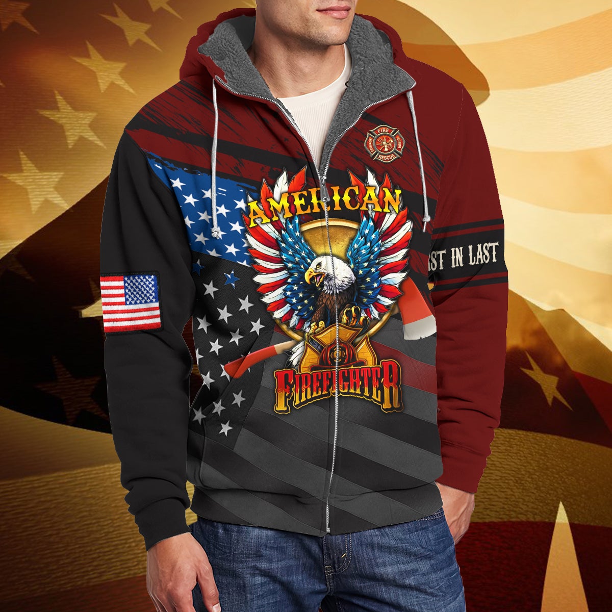 america-firefighter-3d-fleece-zipper-gift-for-firefighter