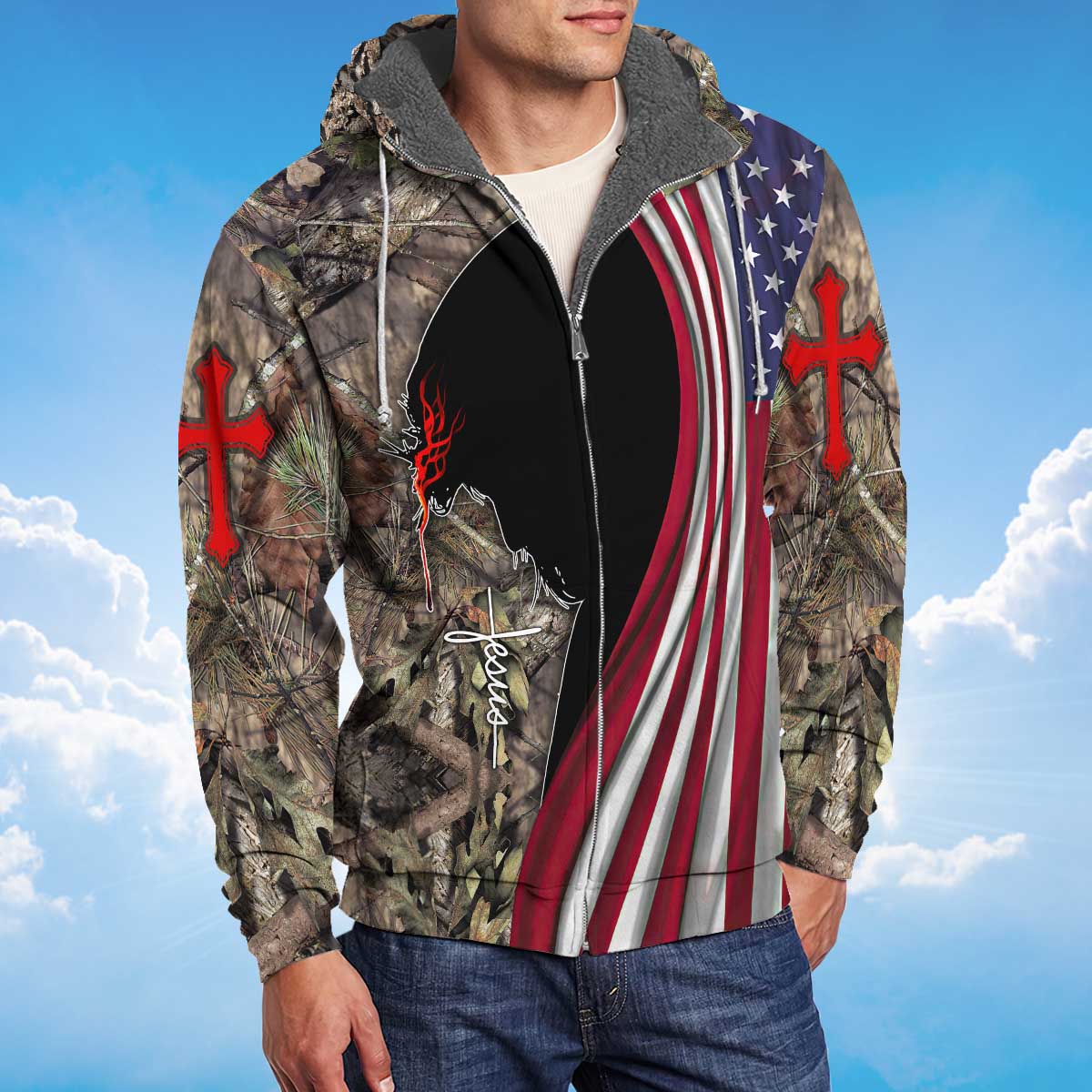 all-i-need-today-is-a-little-bit-of-hunting-and-a-whole-lot-of-jesus-fleece-zipper