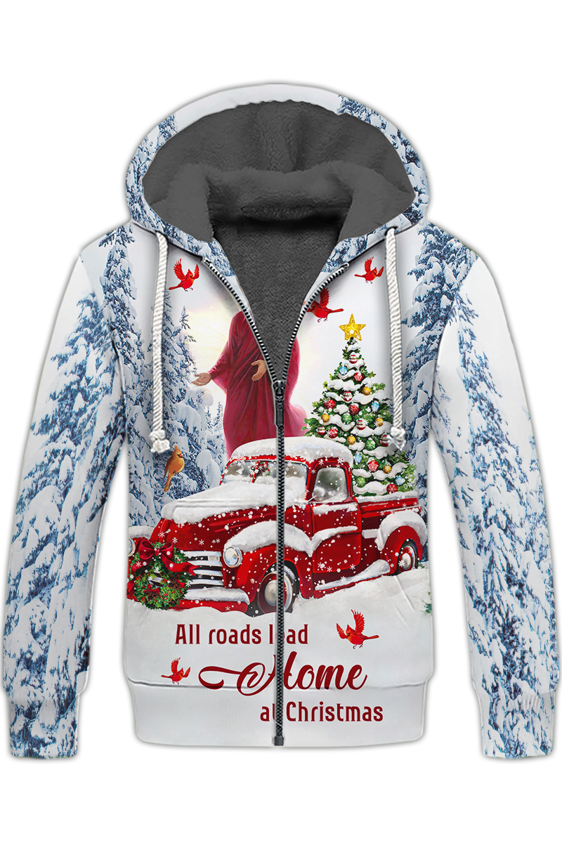 all-roads-lead-home-at-christmas-fleece-zipper-god-jesus-fleece-zipper